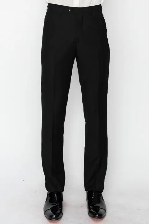 Black Slim Fit Dress Pants