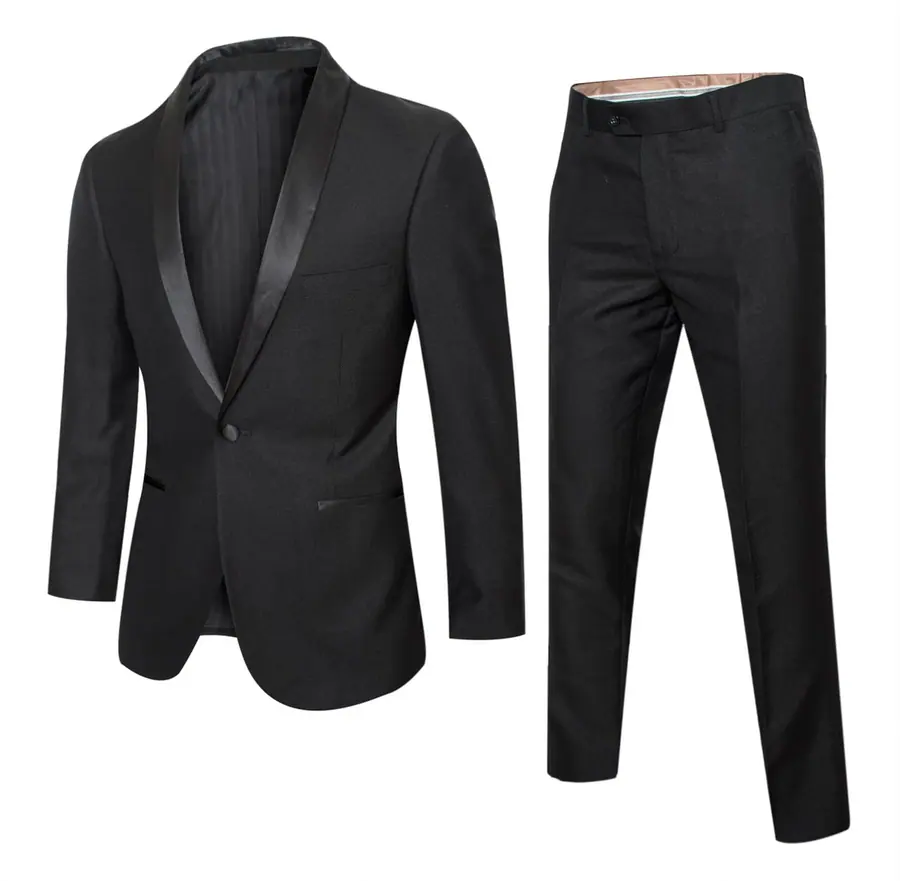 Black 2 Piece Slim Fit Tuxedo