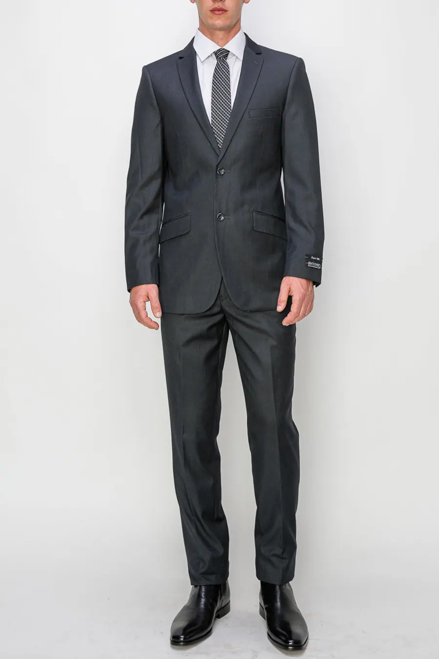 Charcoal 2 Piece Slim Fit Single Breasted Suit