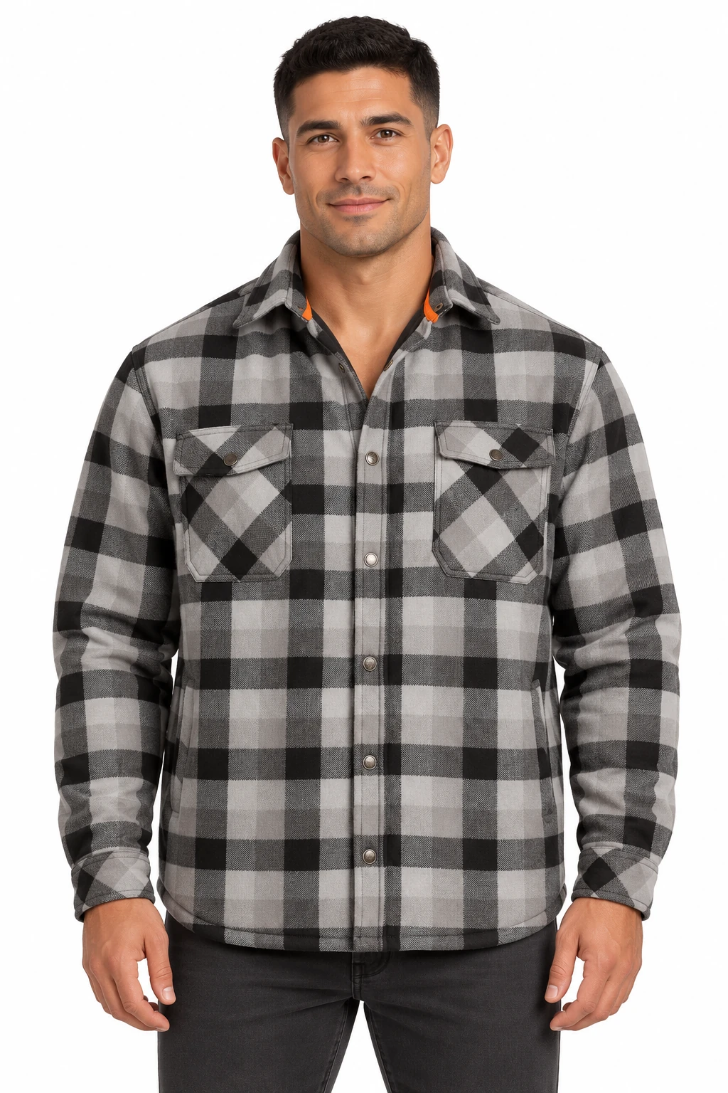 Men's Checkered Flannel Jacket