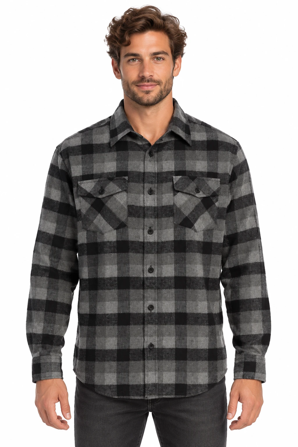 Men's Plaid Flannel Shirt