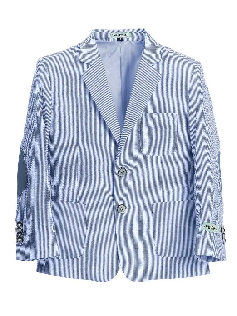 Boy's Seersucker Blazer