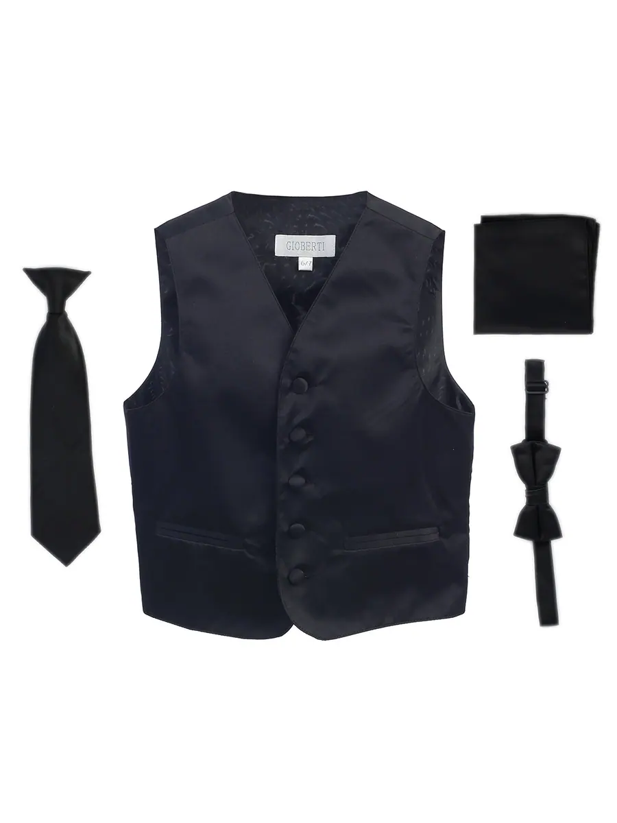 Boy's 4 pc Formal Vest Set