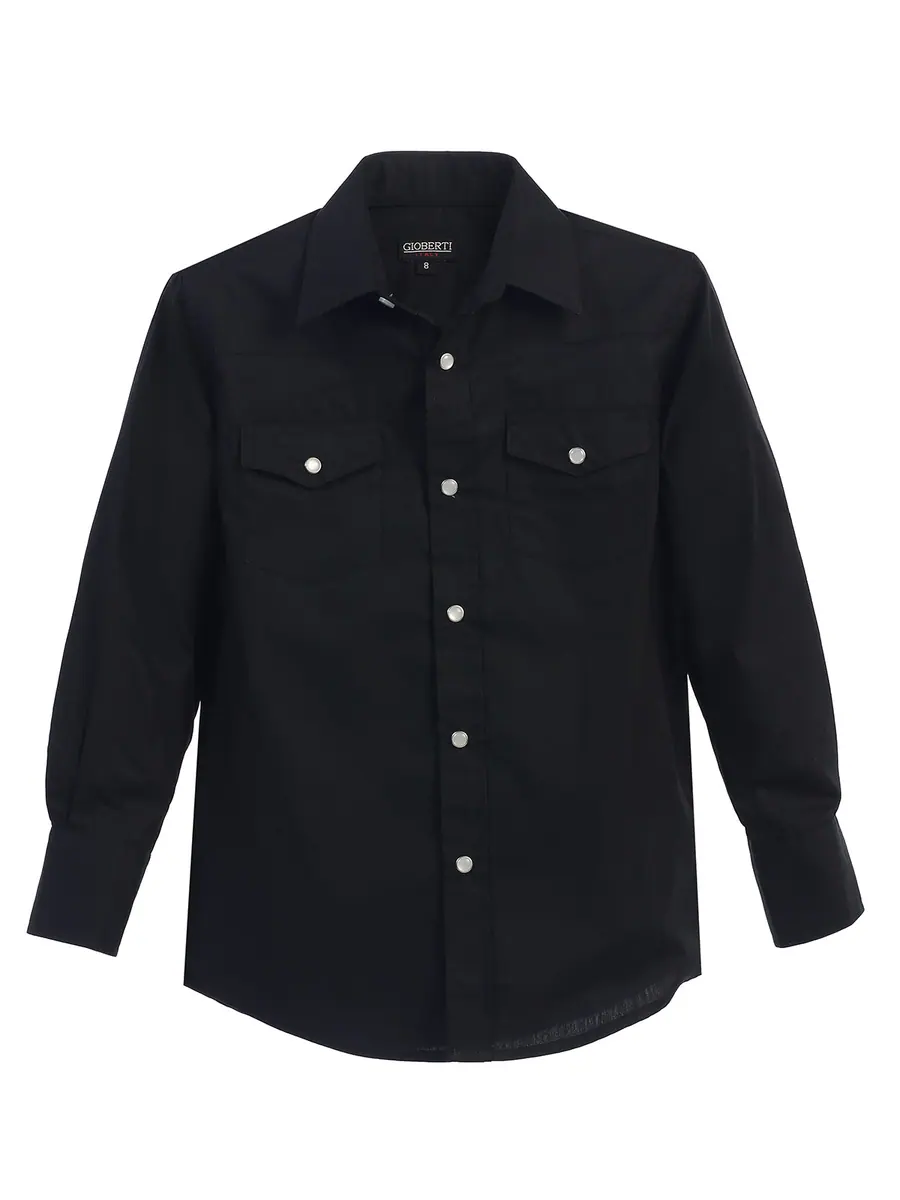 Boy's Western Shirt w/ Pearl Snaps