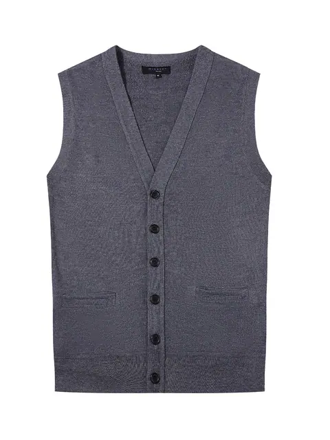 Men's V-Neck Cardigan Vest