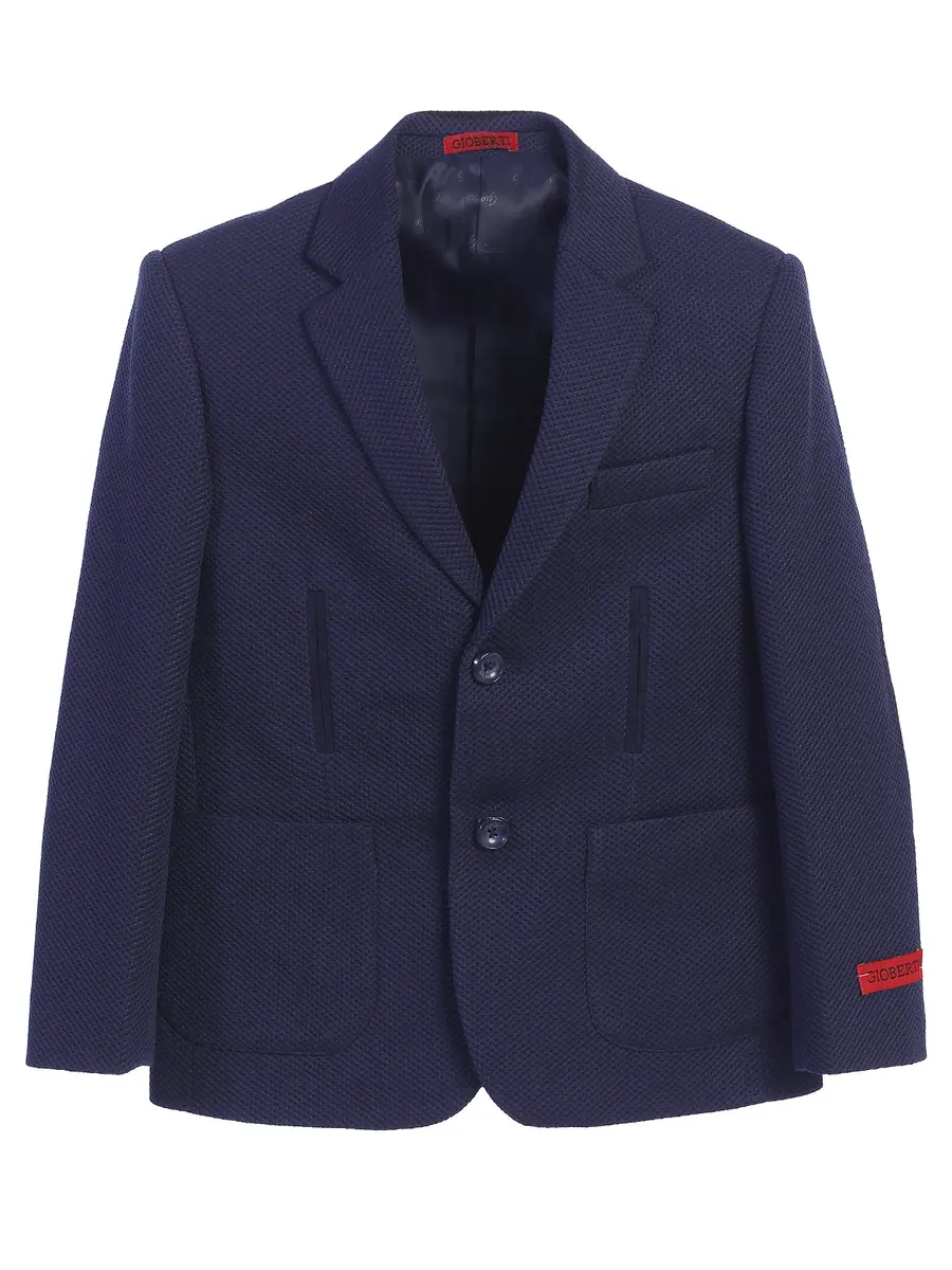Boy's Waffle Textured Blazer