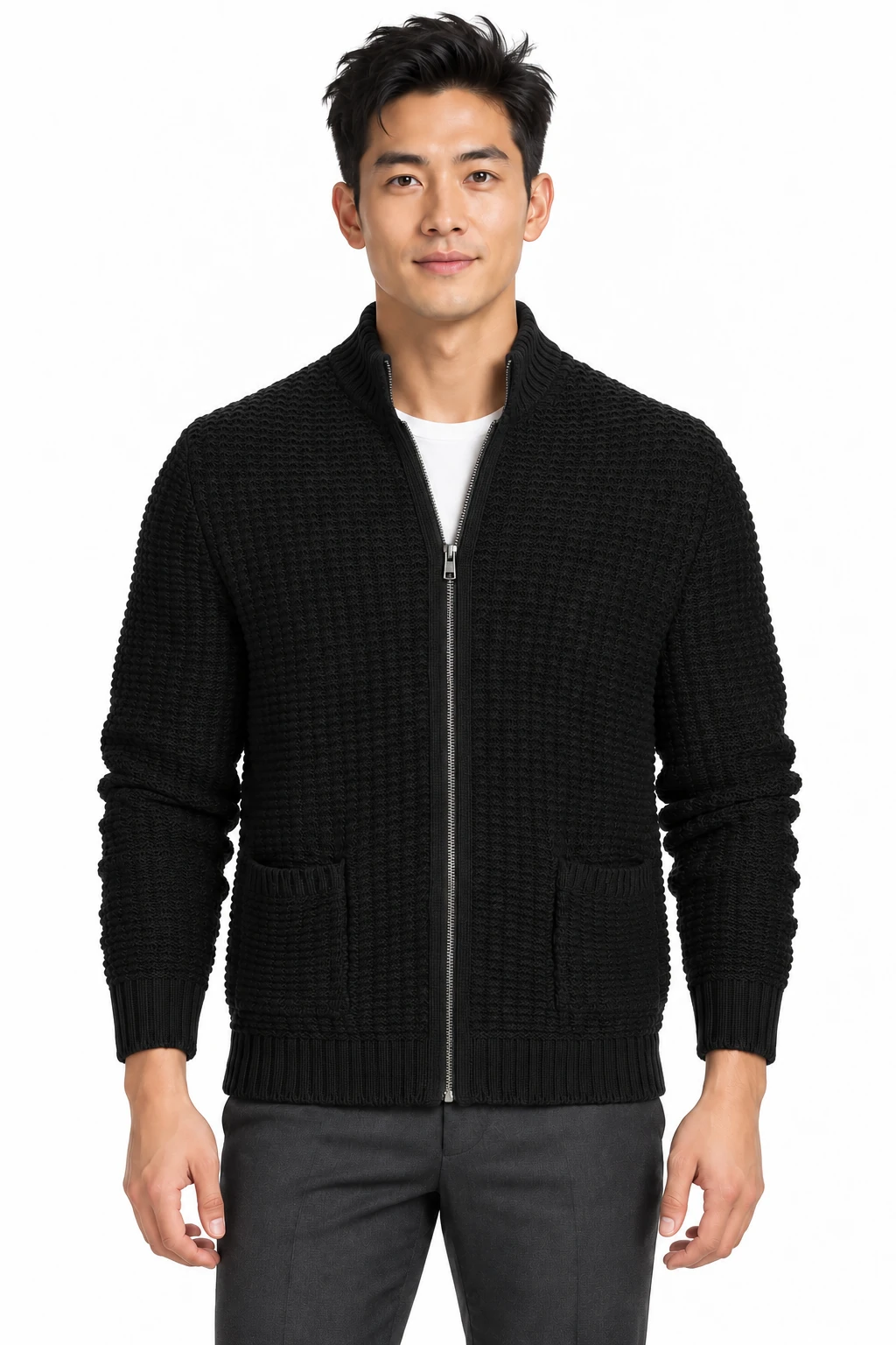 Men's Milano Rib Knitted Sweater