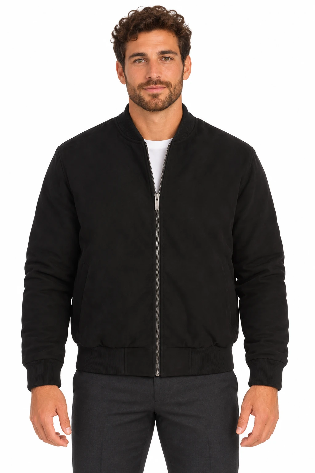Men's Padded Bomber Jacket