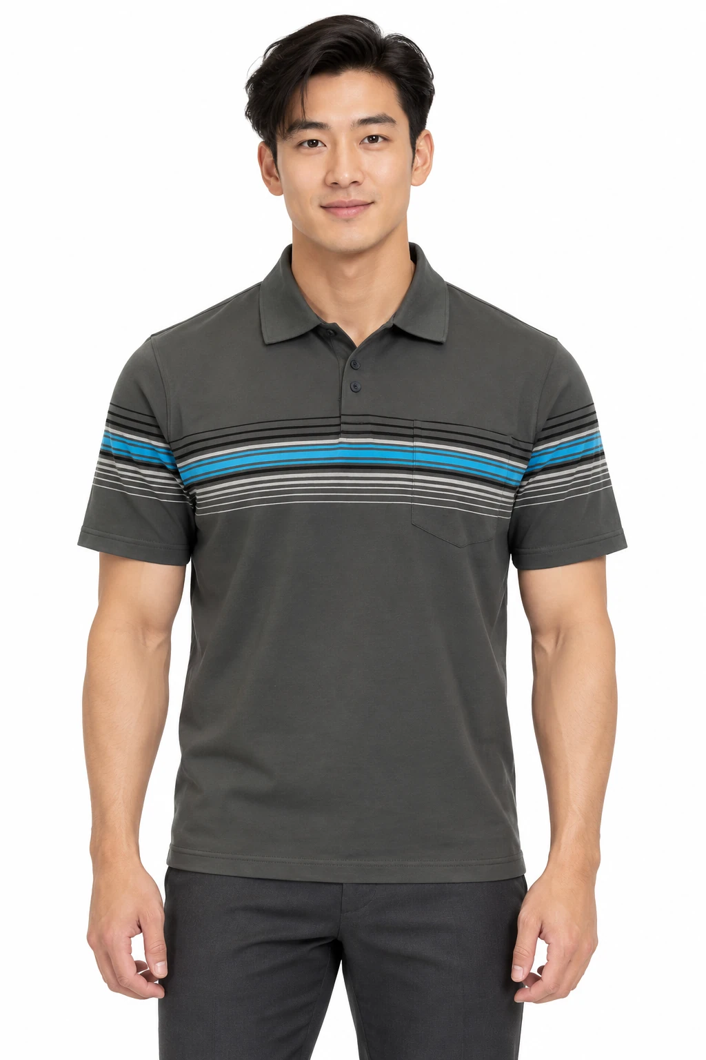 Men's Accent Stripe Polo