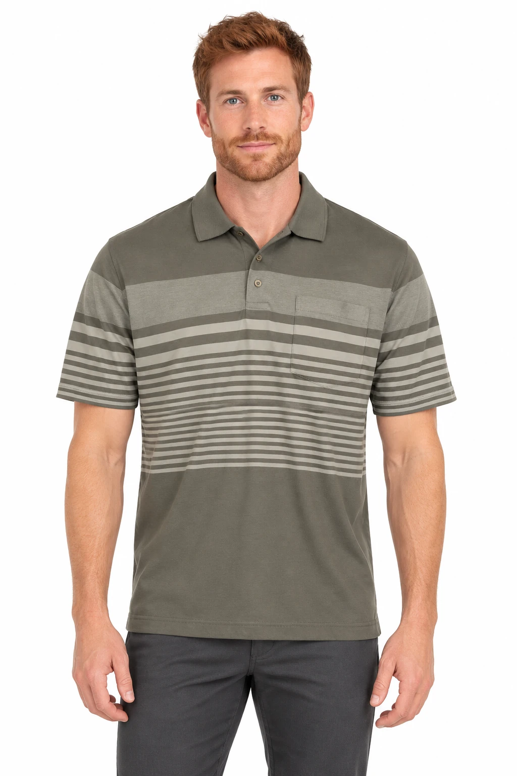 Men's Multi-Stripe Polo