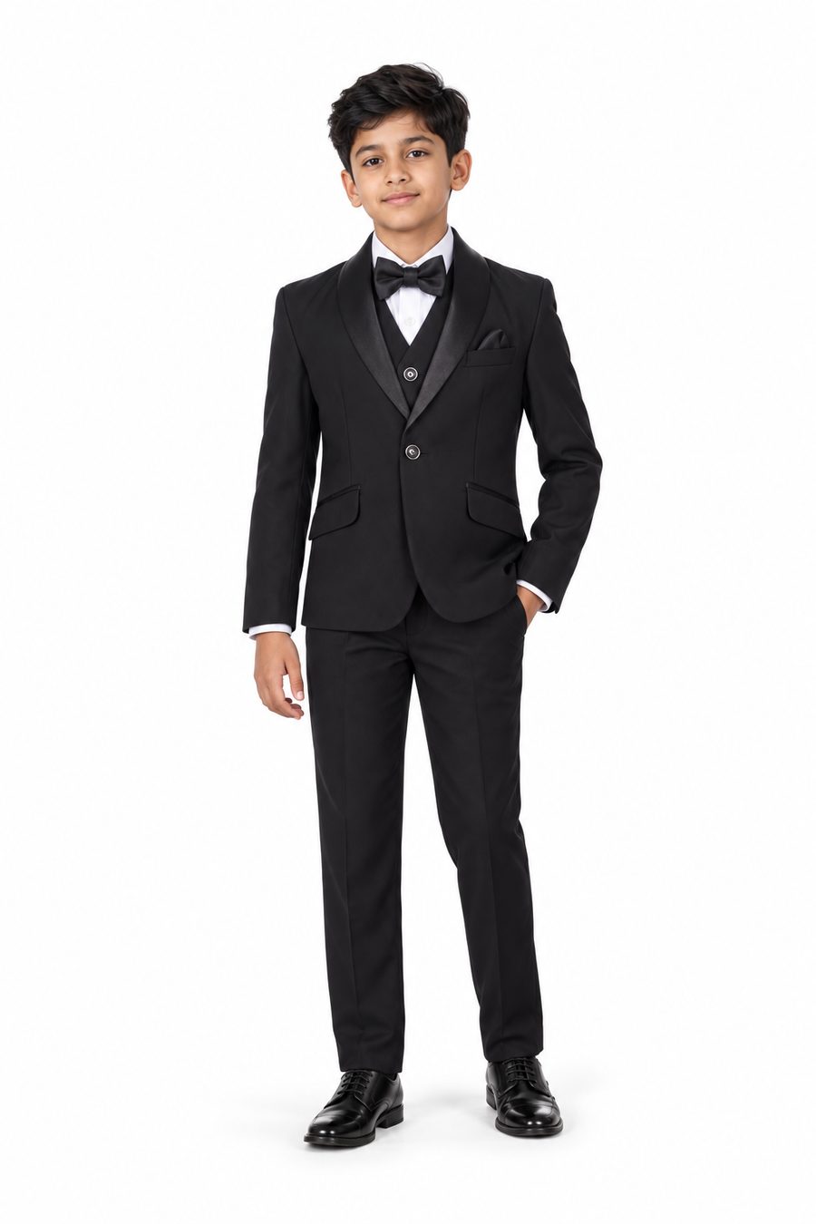 Black Tuxedo on a child model